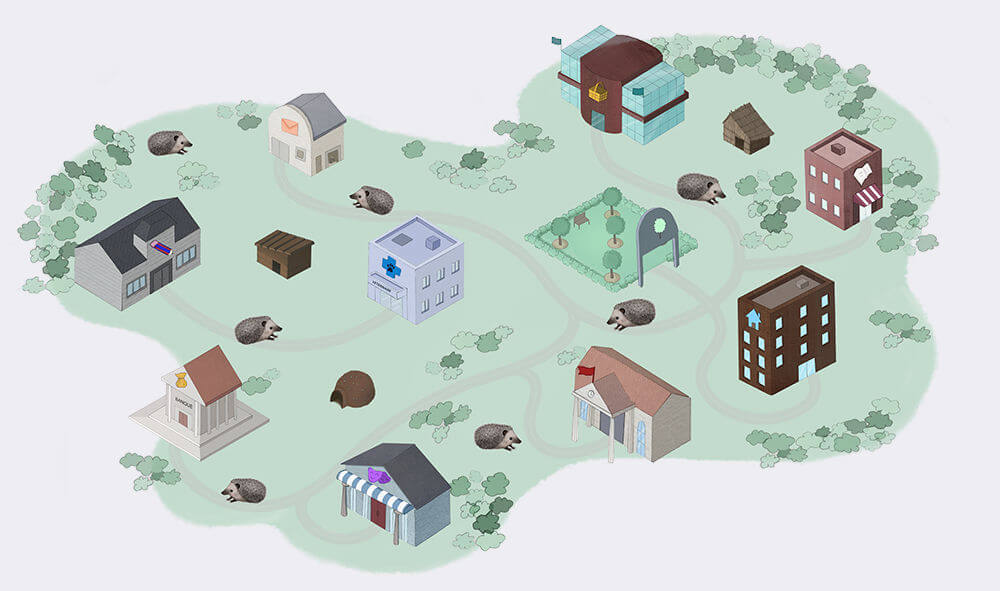 Visitez le village des hérissons et apprenez une tonne de choses sur eux.